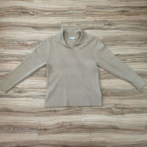 Vintage Adina Wool Collared Sweater